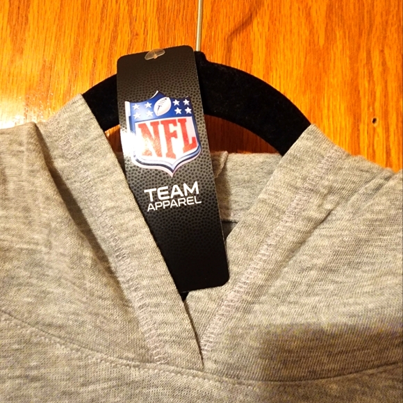 NFL Team Apparel Teen Girls Youth Denver Broncos Bling light hoodie Size 18 (XL) - Picture 5 of 7